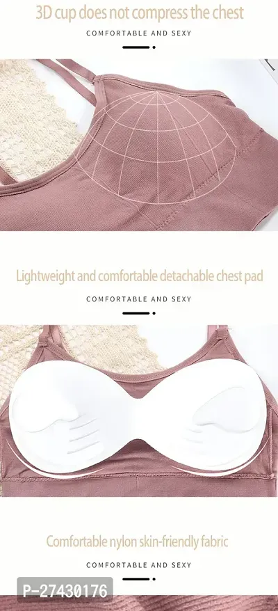 Women's Lightly Padded Elastane Full Coverage Solid Bra Design [Pack Of 03]-thumb5