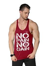 Mens Vests Gym and Causal Summer Wear Y-Back Cutting-thumb2