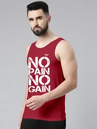 Trendy Cotton Gym Casual Vest for Men-thumb1