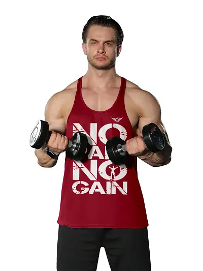 Mens Vests Gym and Causal Summer Wear Y-Back Cutting