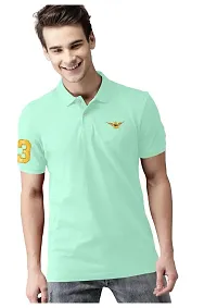 SS Garment Men's Regular Fit T-Shirt| Half Sleeves Cotton T-Shirt for Men| Mens Cotton Half Sleeve T Shirt with Collar| Half Sleeve Cotton T Shirts for Men OliveGreen-thumb1