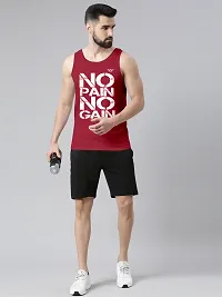 Trendy Cotton Gym Casual Vest for Men-thumb2