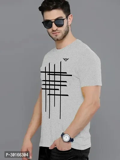 Trendy Cotton Round Neck Tees for Men-thumb3