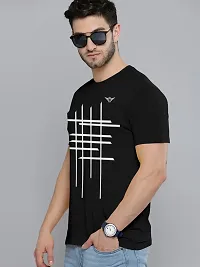 Trendy Cotton Round Neck Tees for Men-thumb3