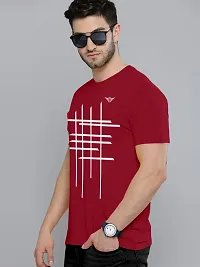 Trendy Cotton Round Neck Tees for Men-thumb2