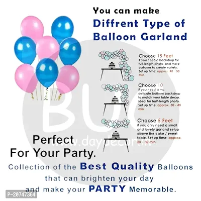 Day Decor Happy Birthday Deconation Ballon Combo Of 64 With Black Gloden Happy Birthday Banner And Multicolor Balloo ,Happy Birthday Decoration Kit-thumb5