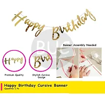 Day Decor Happy Birthday Decoration Balloons Combo Of 49 Pcs, Happy Birthday Banner, Multicolor Balloons Combo Pack And Balloon Filler Hand Pump Free-thumb1