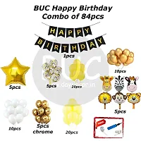 Day Decor Happy Birthday Deconation Ballon Combo Of 74 Multicolor(Parent-13) (Multicolor 3)-thumb1