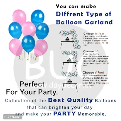 Day Decor Happy Birthday Deconation Ballon Combo Of 96 With Red Happy Birthday Banner And Multicolor Balloon, String Led Light , Happy Birthday Decoration Kit-thumb5