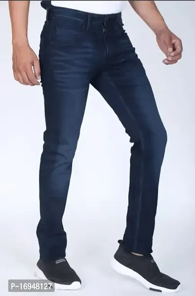 Fancy Polycotton Jeans For Men-thumb2