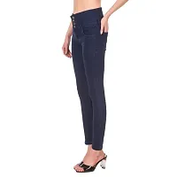 Trendy Denim Lycra Regular Fit Blue Jeans-thumb1