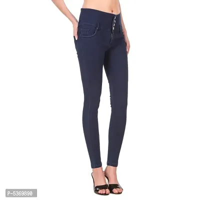 Trendy Denim Lycra Regular Fit Blue Jeans-thumb3