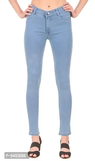 Trendy Stylish Denim Stretchable Jean for Women-thumb0