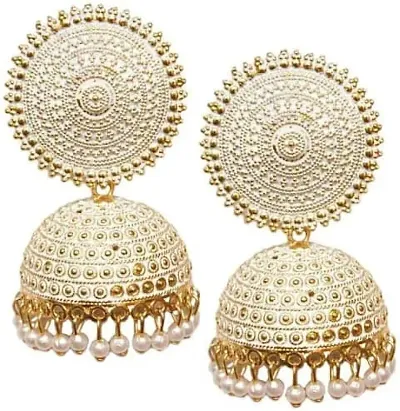 Shining Star Traditional Indian Ethnic Jhumka/Jhumki Earrings for Women and Girls
