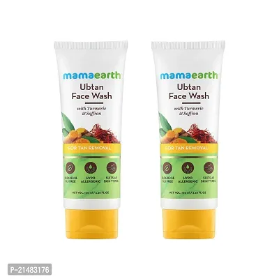 Ubtan Facewash for tan removal, Pack Of 2 - 100ml*2-thumb0