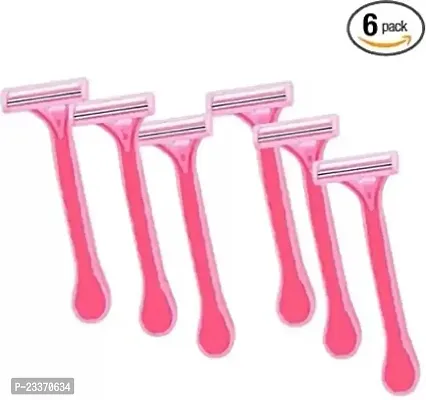 Blue Color Body Razor Work Smooth And Easy On Legs, Arms, Underarm, Back, Bikini And Other pack of 5-thumb0