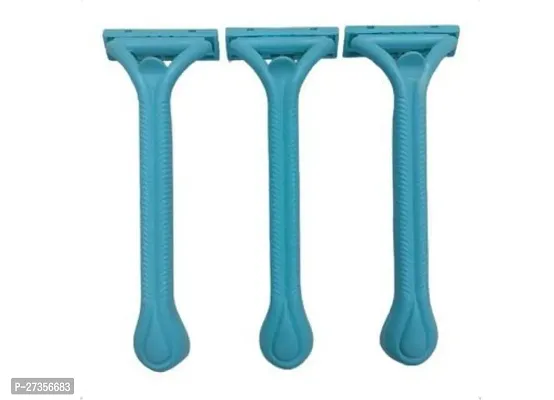 Blue Hair Removal Razor For Women  Bikini Shaving Razor For Women Set of 3