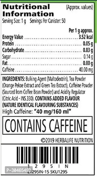 Herbal Life Kashmiri Kahwa, Ginger Nutritional Shake Green Tea 100Gms-thumb3