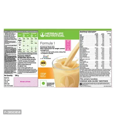 Formula 1 Orange Cream Flavour Shake 500Gm-thumb3