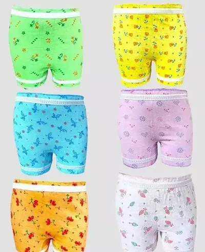 Stylish Fancy Cotton Printed Kids Panties Combo Packs