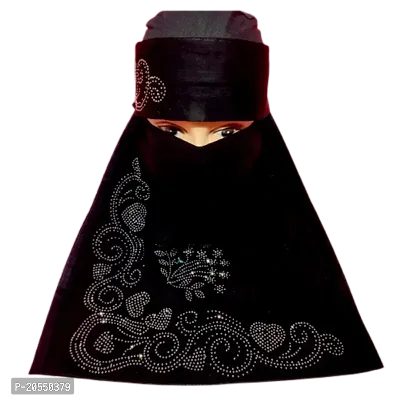 daimond wark black niqab