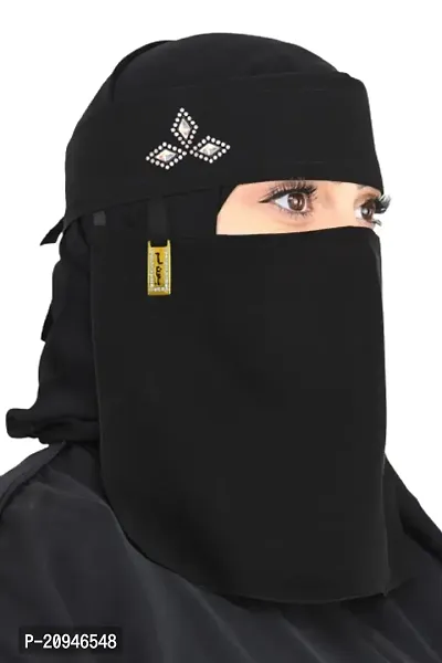 short niqab gold pendal with choki muslim womena abaya