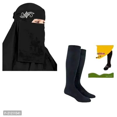 diamond niqab lag socks muslim women abaya-thumb0
