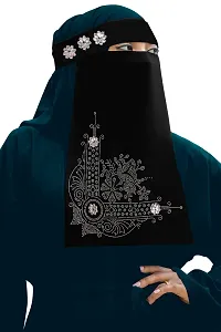rembo diamond wark niqab muslim women abaya (chiffon)-thumb2