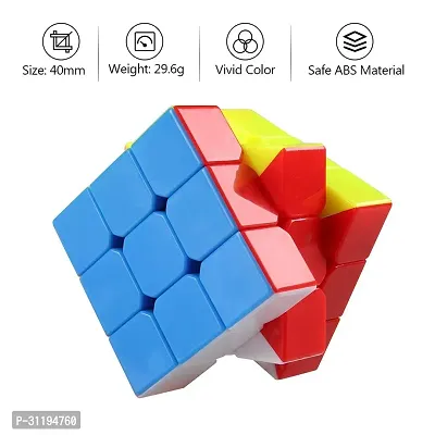 High Speed 3x3x3 Smooth Stickerless High Stability Magic Puzzle Cube-thumb4