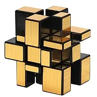 High Speed Smooth 3x3x3 Golden Mirror Cube, Stickerless High Stability Magic Puzzle Cube-thumb3