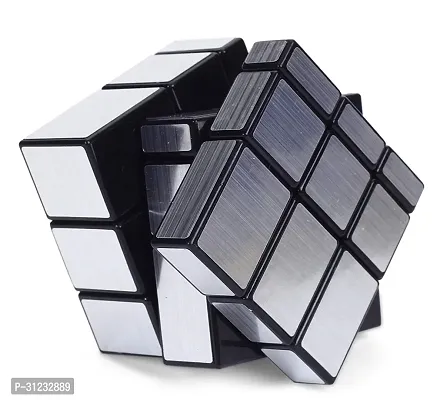 Smooth High Speed 3x3x3 Silver Mirror Cube, Stickerless High Stability Magic Puzzle Cube-thumb4