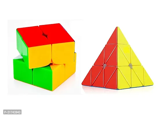 Cube Combos of High Speed 2x2x2  Triangle 3x3x3 Pyramid Magic Puzzle Cube