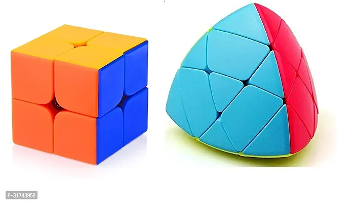 High Speed 2x2x2  Curve 3x3x3 Pyramorphix Pyramid Magic Puzzle Cube-thumb0