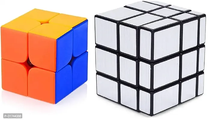 High Speed 2x2x2  Silver Mirror 3x3x3 Magic Puzzle Cube