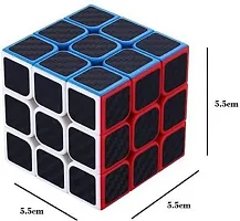 Cube Combos of High Speed 2x2x2  3x3x3 Neon Carbon Fiber Black Magic Puzzle Cube-thumb2