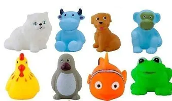 Chu Chu Sound Duck Family And 12 Pcs Chu Chu Animal Toy Set-thumb3