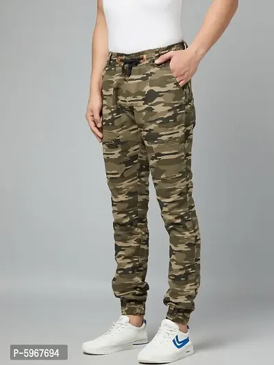 Green Camouflage Jogger For Men-thumb4