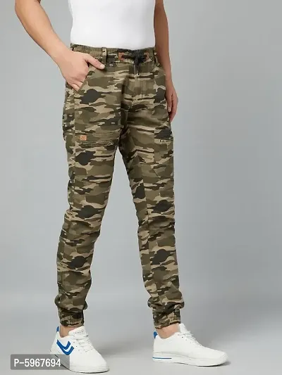 Green Camouflage Jogger For Men-thumb5