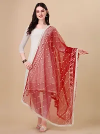 Beautiful  Multicoloured Net Dupatta For Women-thumb2