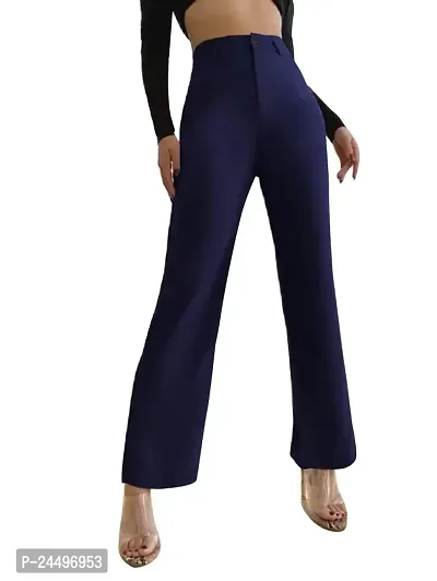 Shiva Business Hub Bellbotttom Pants for Womens and Latest parellel Trouser Pants for Womens-thumb0