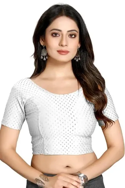Shiva Business Hub Latest Readymade Blouses for Womens and Cotton Lycra Stretchable Womens Blouse