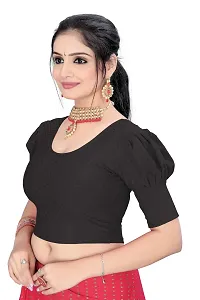 Shiva Business Hub Latest Net Readymade Blouses for Womens and Cotton Lycra Stretchable Womens Blouse-thumb3