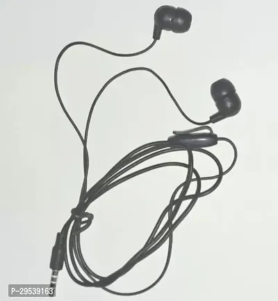 Stylish Grey In-ear Wired Headphones With Microphone-thumb0