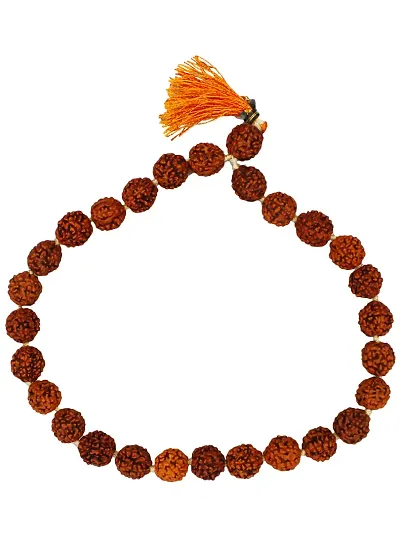 Om BhariPuri Rudraksha Bracelet Five Mukhi Rudraksha Bracelet for Men Women, Pack of 1, Bead Size mm