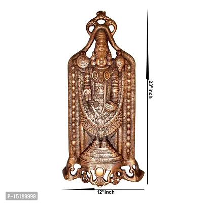 Om  BhariPuri  Wall Hanging Sametha Sri Venkateswara Swamy Idol Tirupati Balaji Wall Hanging for Home Pooja Temple Home Decorative Showpiece 23 Inch-thumb2