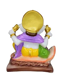 Om BhariPuri Marble Ganesha/Ganeshji Murti for Home Decor Showpiece Figurine Ganpati Idol God of Success and Luck, Diwali Gifts Ganesh Statue Puja/Pooja 6 Inch-thumb2