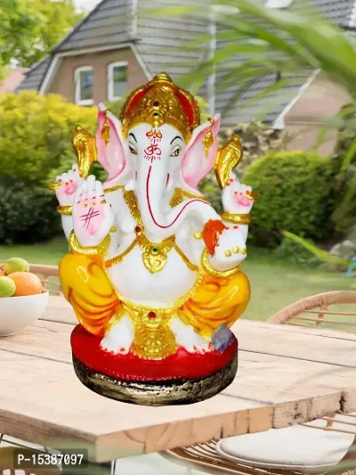 Buy Om BhariPuri Marble Ganesha/Ganeshji Murti for Home Decor Showpiece Figurine  Ganpati Idol God of Success and Luck, Diwali Gifts Ganesh Statue Puja/Pooja  7 Inch Online In India At Discounted Prices