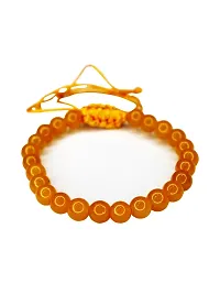 Om BhariPuri Citrine Bracelet for Financial Luck | Stylish Charm Crystal Bracelet for Men Women Boys and Girls (Pack of 1)-thumb2