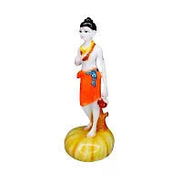 Om BhariPuri Marble Neelkanth/Nilkanth Varni Murti/Statue/Idol for Home Temple Puja/Pooja Mandir (H x L x W:- 17 x 7 x 7 cm, Gold Color)-thumb2