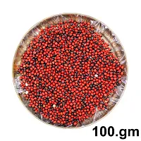 Om BhariPuri Natural  Original Lal Chirmi Gunja Beads Chirmi Ke Beez Chirmi Seads Red Gumchi Gunjari Gunja Beej Gunja Lal Seeds Chirmi Seeds (100 gm)-thumb3